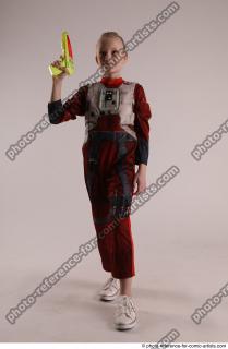 DENISA PILOT STANDING POSE WITH GUN 5